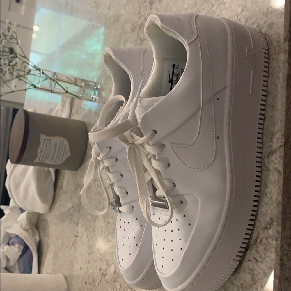 Nike Air Force One platform shoes